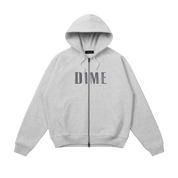 Blocks Zip Hoodie - Heather Gray