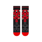 "Star Wars" Maul Crew Socks - Black