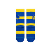 "NBA" Prep Stripe Crew Socks - Golden State Warriors