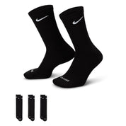 Chaussettes d'entraînement rembourrées Everyday Plus (3 paires) - Noir/Blanc