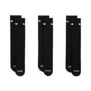 Chaussettes d'entraînement rembourrées Everyday Plus (3 paires) - Noir/Blanc
