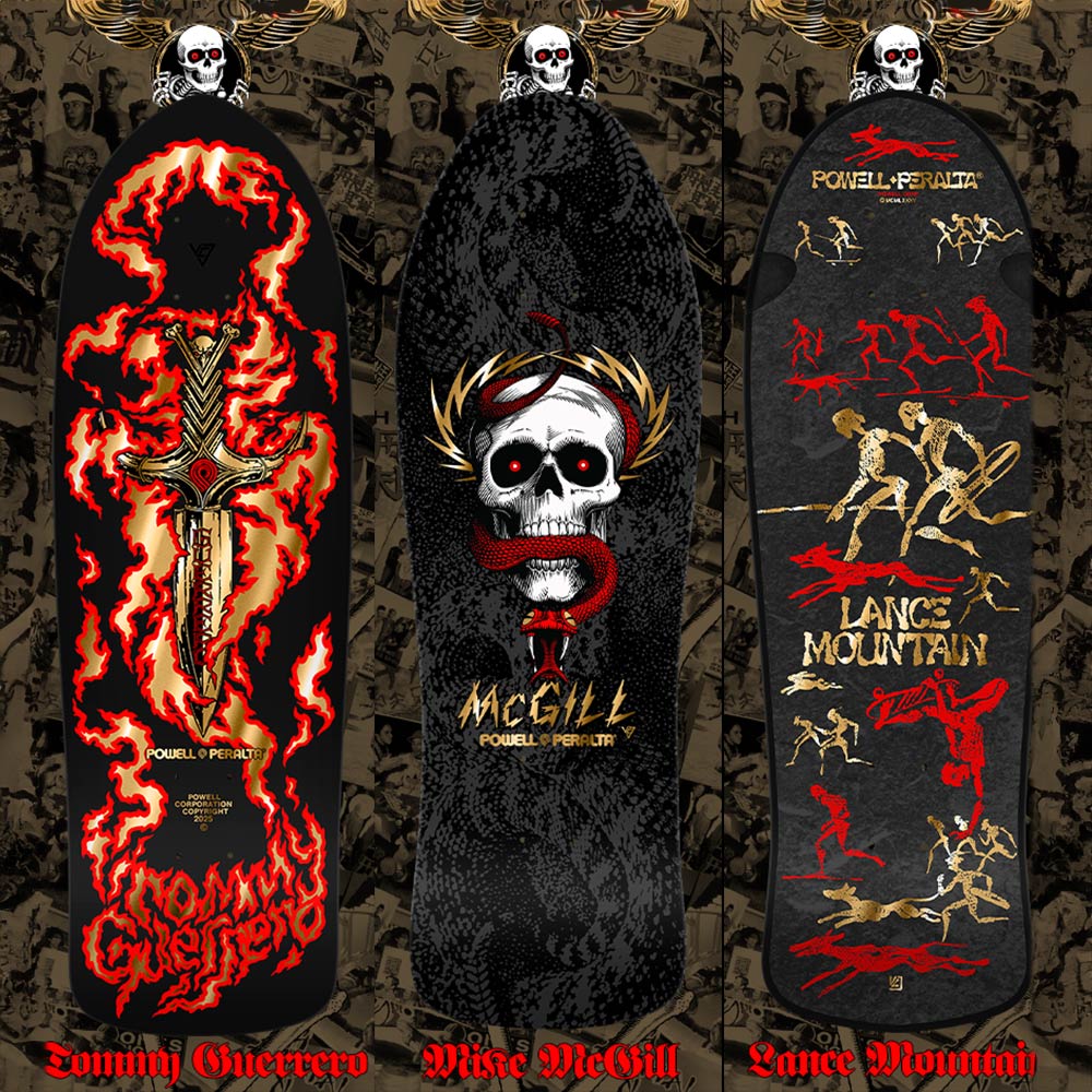 Bones Brigade 16th Series Steve Caballero Reissue Gold Deck