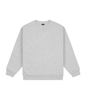 Classic Small Logo Crewneck - Heather Gray