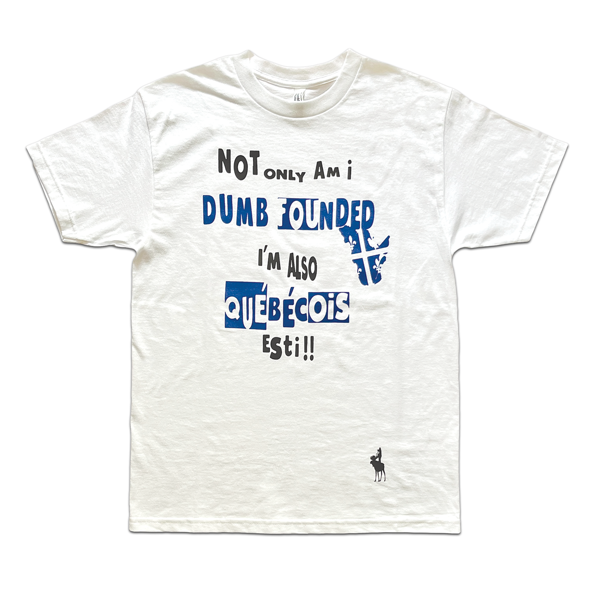 Dumbfounded QC T-Shirt - Blanc