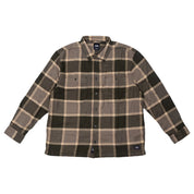 Larkspur Plaid Flannel Shirt - Obsidian Fern