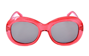 Bikini Beach Sunglasses - Clear Red