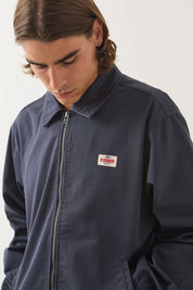 Trademark Lightweight Garage Zip Jacket - Washed Navy