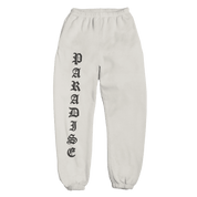 Old English Sweatpants - White