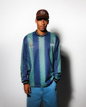 Maillot All City L/S - Bleu marine/armée