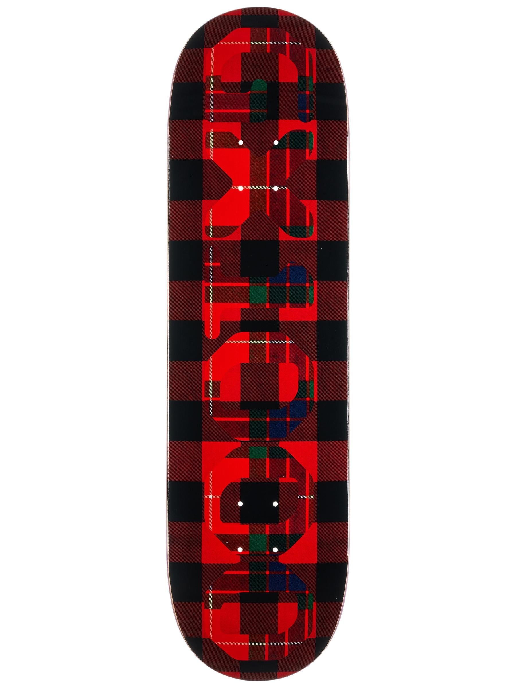 OG Logo Tartan Red Deck - 8.75"