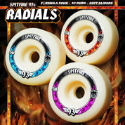 Soft Sliders Formula Four 93D Radials - Natural