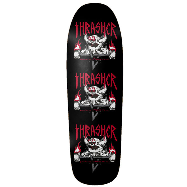 Toy Machine x Thrasher Monster Gram Shaped Deck - 9.5"