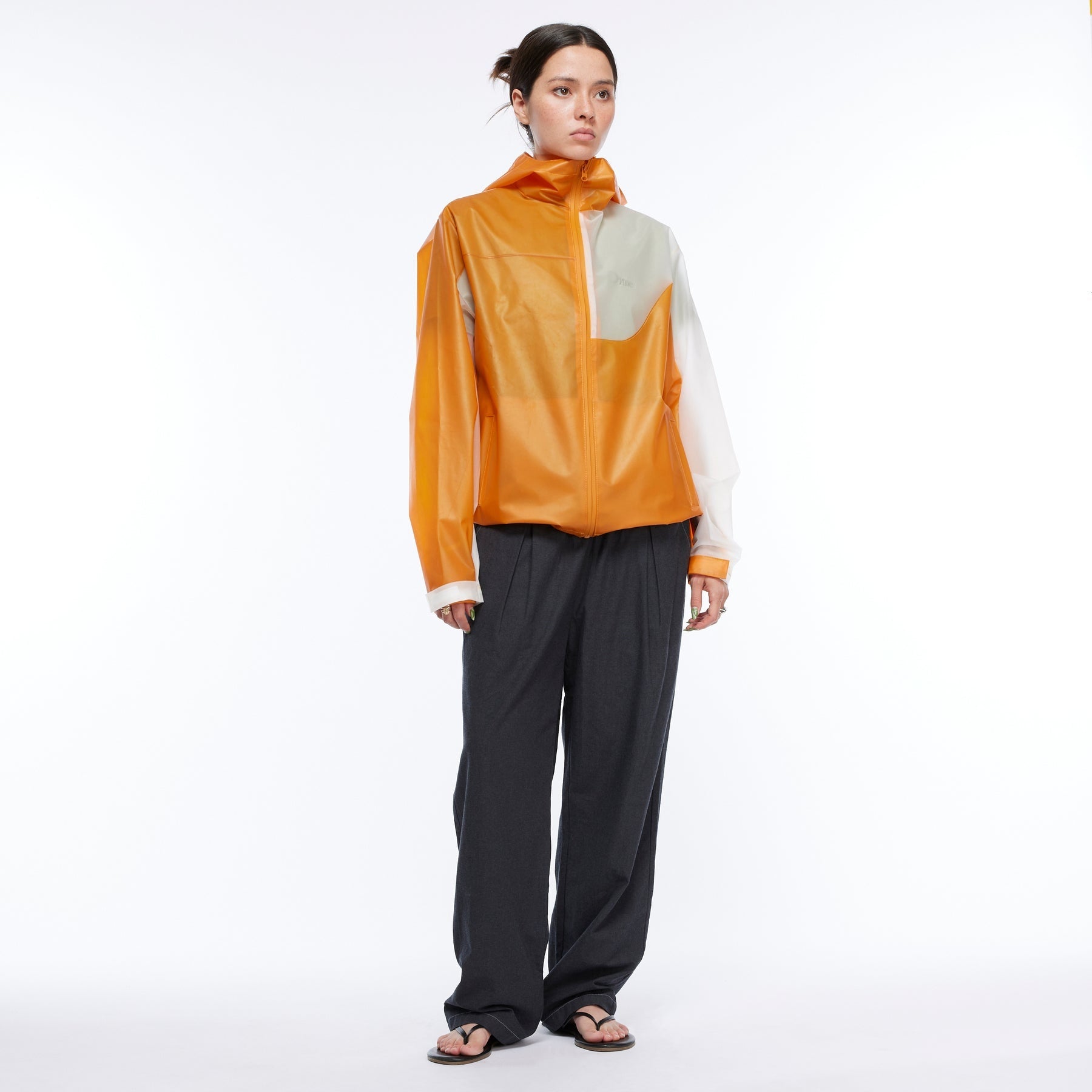 Translucent Tech Jacket - Orange