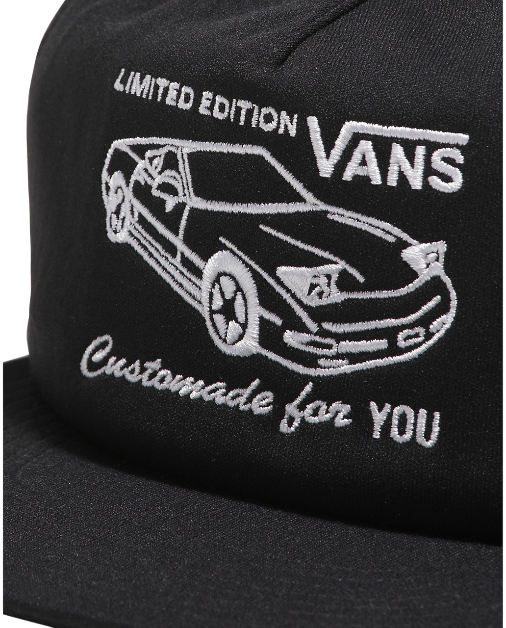 Vans Retro Unstructured Trucker Hat - Black