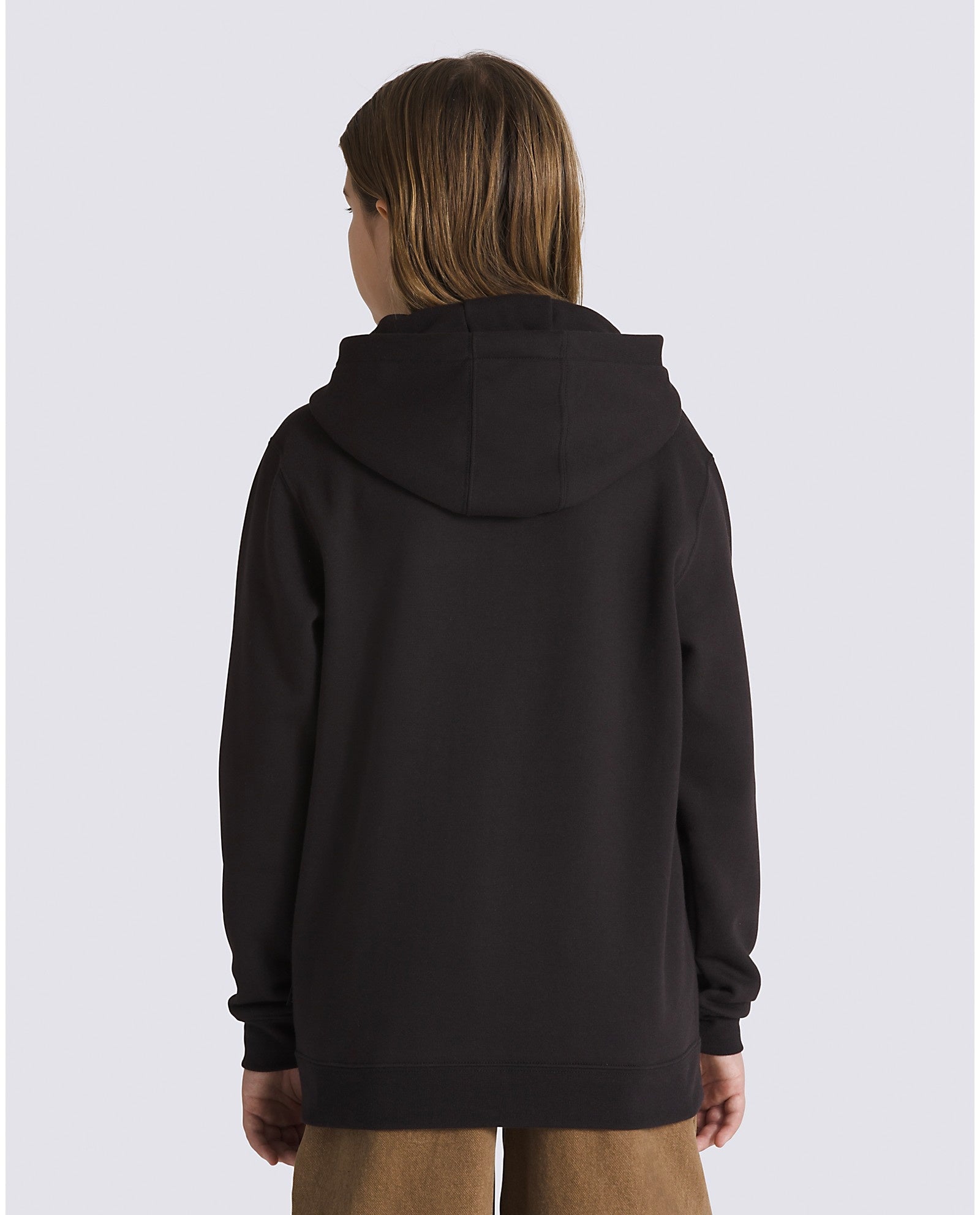 Kids Burnout Pullover Hoodie - Black