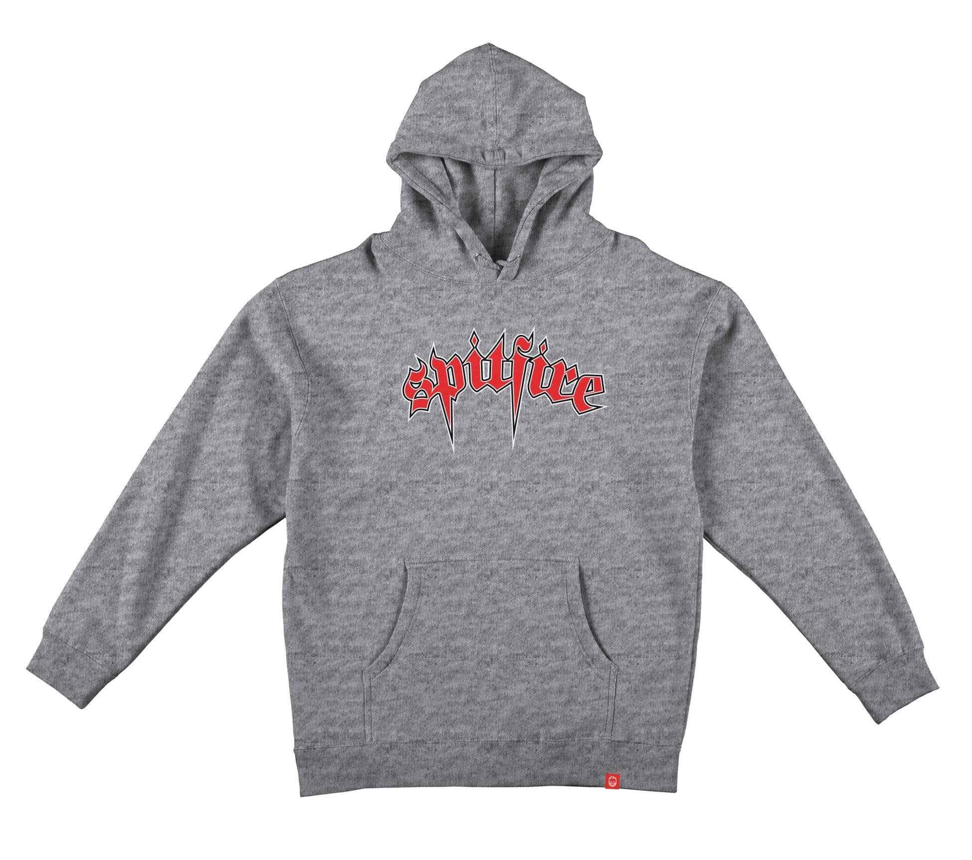 Youth Venom Pullover Hooded Sweatshirt - Grey Heather/Red/White/Black